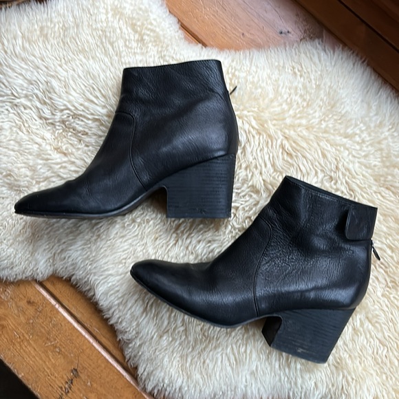 Eileen Fisher Leather Boots - Picture 1 of 11